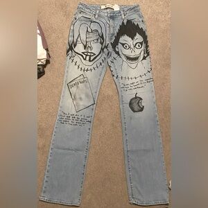 Custom “Death Note” Jeans